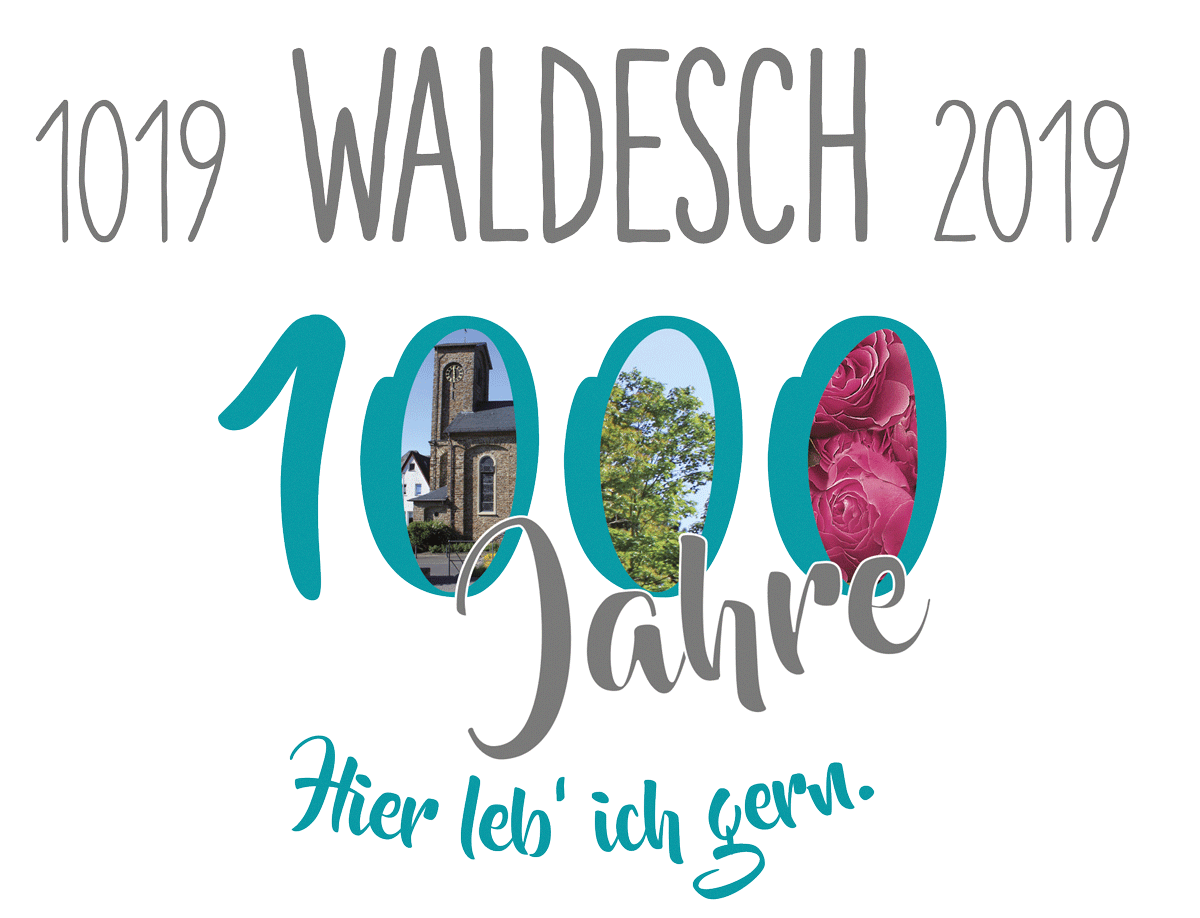 Logo 1000 Jahre Waldesch